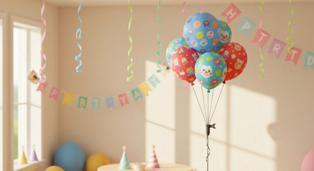 Consejos de seguridad para decoraciones de fiestas infantiles