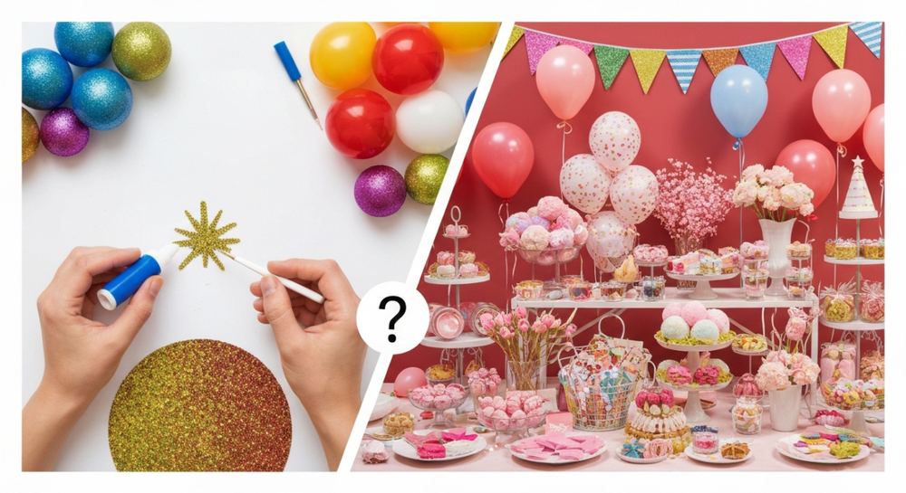 Decoraciones DIY vs compradas: ¿cuál es más asequible?