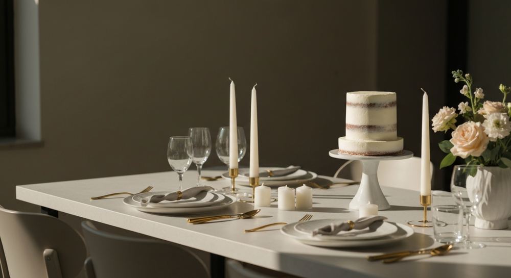 Decoraciones minimalistas para fiestas de cumpleaños