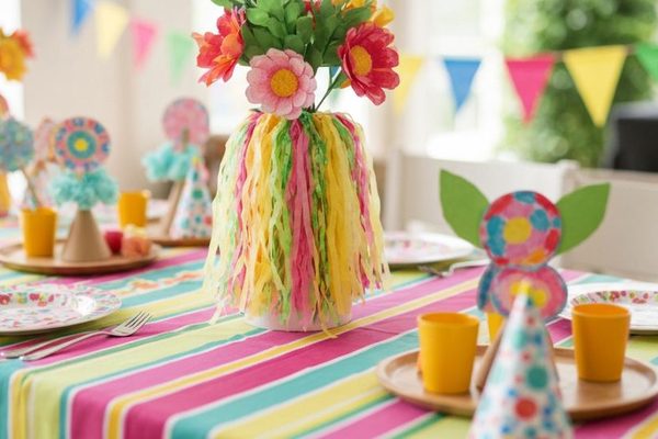 Centros de mesa económicos para cumpleaños